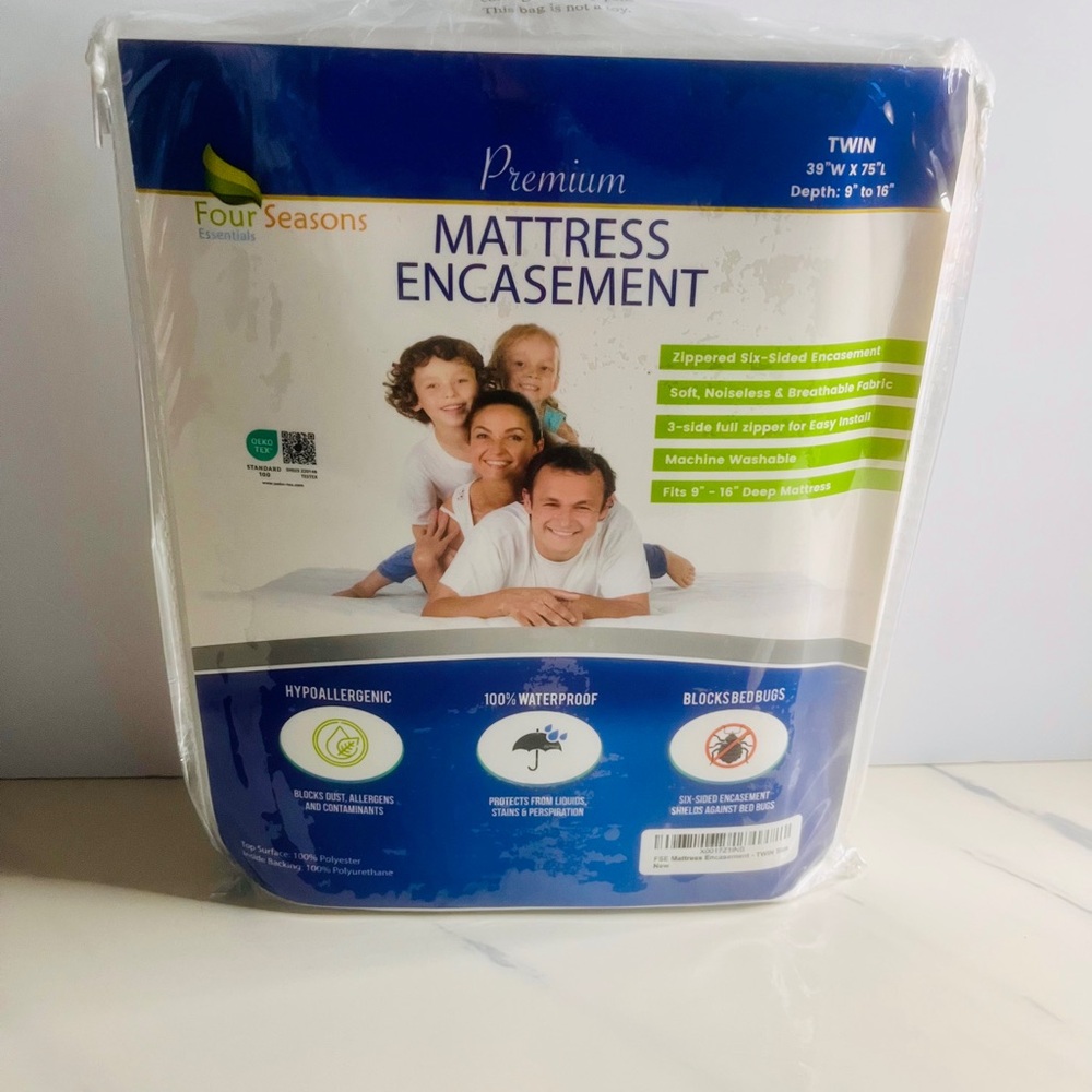 Premium Mattress Encasement - White